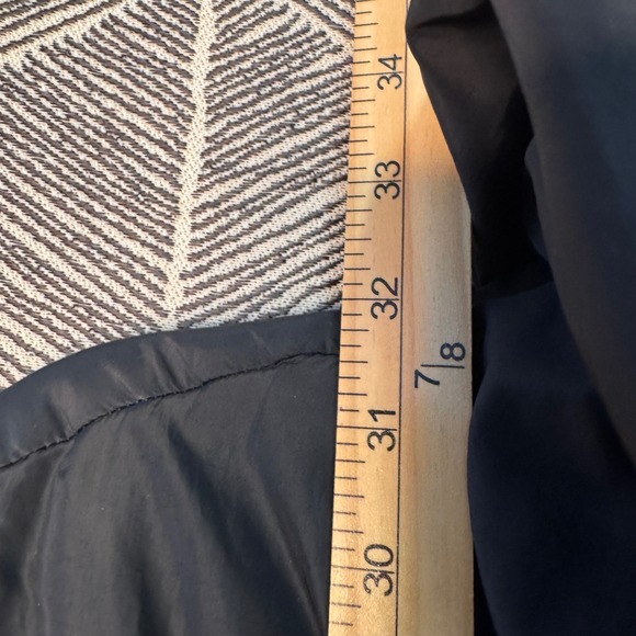 Calvin Klein Women Puffer Coat Oversize Shawl Collar - Black Sz L‎ - Picture 6 of 7